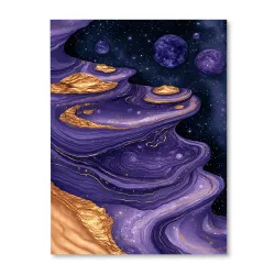 Fioletowa droga wśród gwiazd