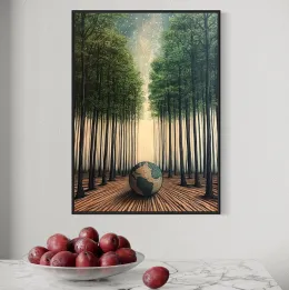 Ziemia wśród drzew