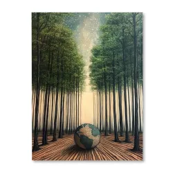 Ziemia wśród drzew