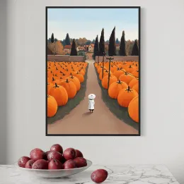 Na polu wśród dyń