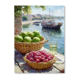 Limonki z winogronami