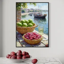 Limonki z winogronami