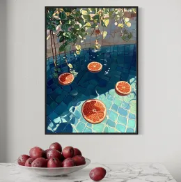 Pomarańcze w fontannie