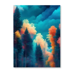 Jesień wśród drzew