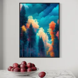 Jesień wśród drzew