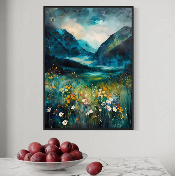 Wśród kwiatów w górach