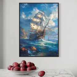 Przed bitwą morską