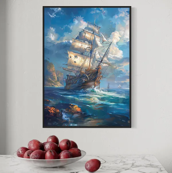 Przed bitwą morską