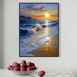 Wschód słońca nad oceanem