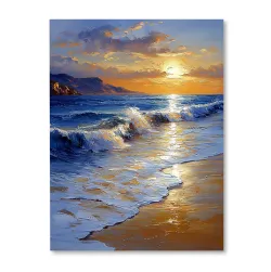 Wschód słońca nad oceanem