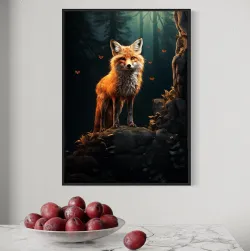 Lis leśny spryciarz