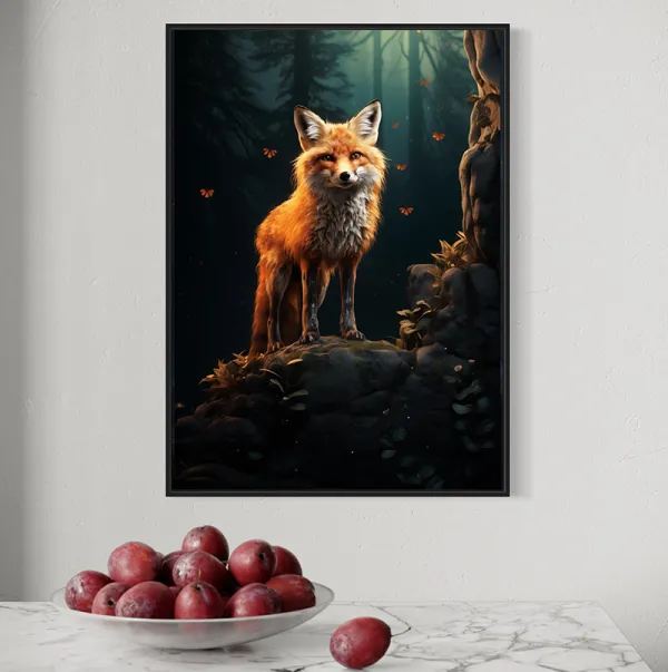 Lis leśny spryciarz