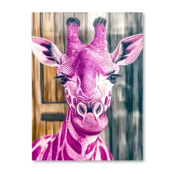 Różowa Żyrafa