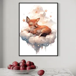 Śpiący mały jelonek