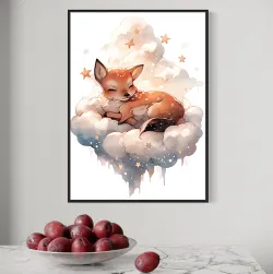 Śpiący mały jelonek