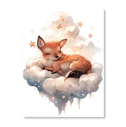 Śpiący mały jelonek