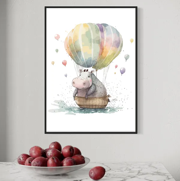 Hipopotam w balonie
