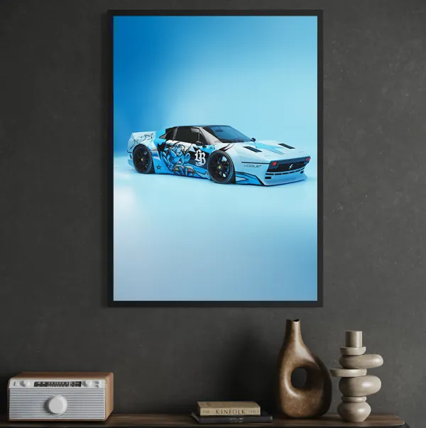 Ferrari Lbwk Smurfs v1