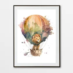 Lion in Baloon
